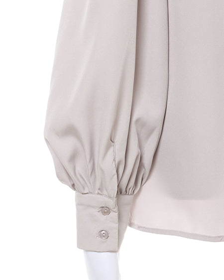 INGNI（イング） BIGフリルカラー／ブラウス ｸﾞﾚｰ