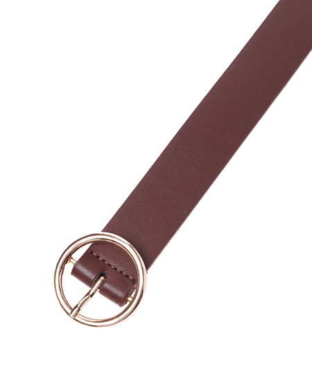 INGNI（イング） リングバックルベルト ﾀﾞｰｸﾌﾞﾗｳﾝ