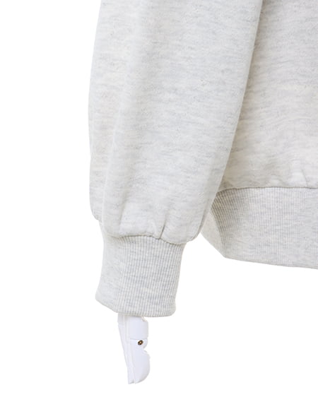 INGNI（イング） ハーフZIP配色カレッジロゴスウェットチュニック ｵｰﾄﾐｰﾙ