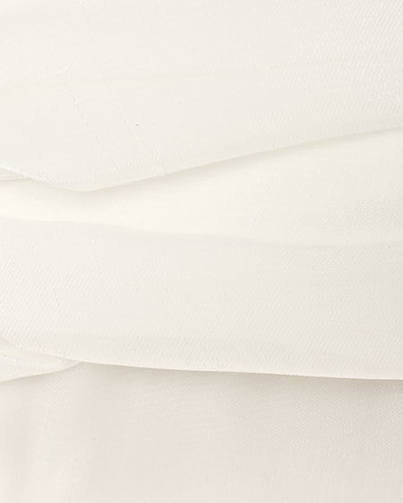 INGNI(イング) パール×シフォンキトゥンヒールサンダル オフホワイト