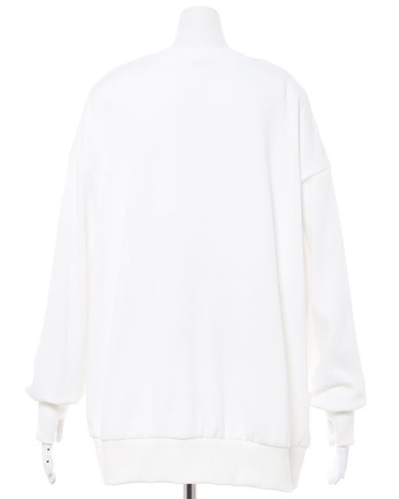 INGNI(イング) 抜き刺しゅうロゴチュニック オフホワイト