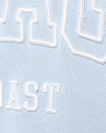 INGNI(イング) 抜き刺しゅうロゴチュニック サックス