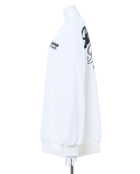 INGNI(イング) BACKロゴスウェットチュニック オフホワイト