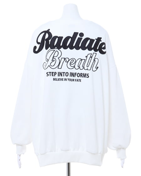 INGNI(イング) BACKロゴスウェットチュニック オフホワイト