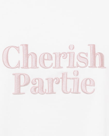 INGNI(イング) 刺しゅうロゴリンガーロングTシャツ オフホワイト/ピンク