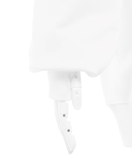 INGNI(イング) ふくれ刺しゅうロゴチュニック オフホワイト/ブルー