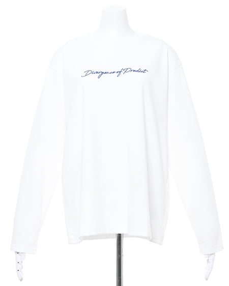INGNI（イング） シンプルロゴロングTシャツ／Ａ ｵﾌﾎﾜｲﾄ/ﾌﾞﾙｰ