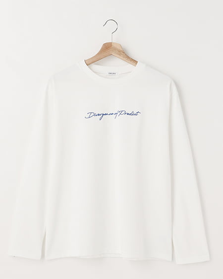 シンプルロゴロングTシャツ