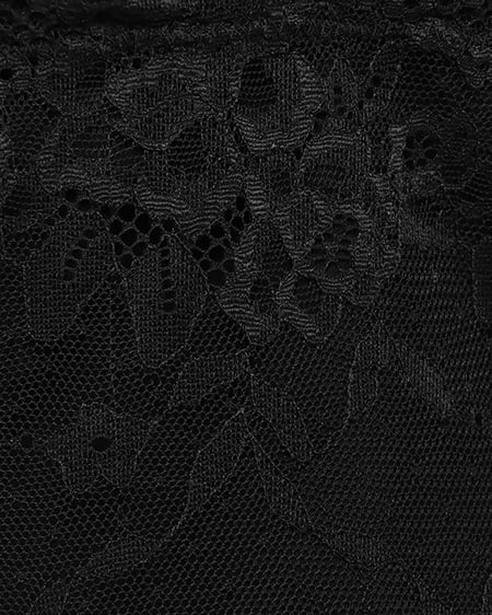 INGNI(イング) パッド付レースタンク クロ