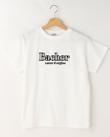 ふくれ刺しゅうロゴTシャツ