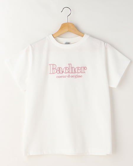 ふくれ刺しゅうロゴTシャツ