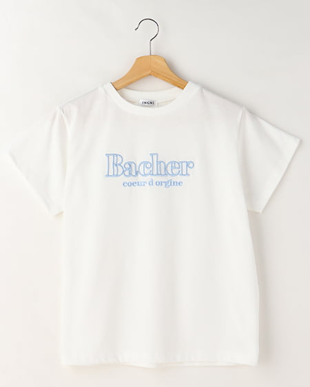 ふくれ刺しゅうロゴTシャツ