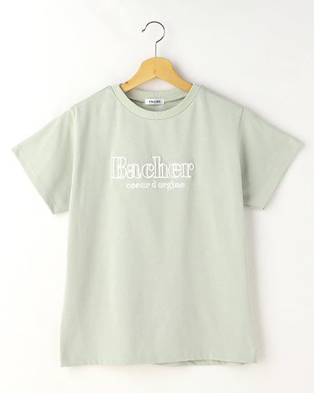 ふくれ刺しゅうロゴTシャツ