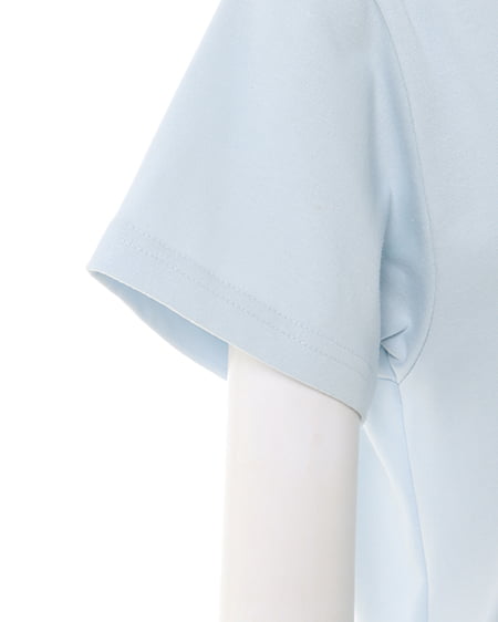 INGNI（イング） パールロゴちびTシャツ ﾗｲﾄﾌﾞﾙｰ