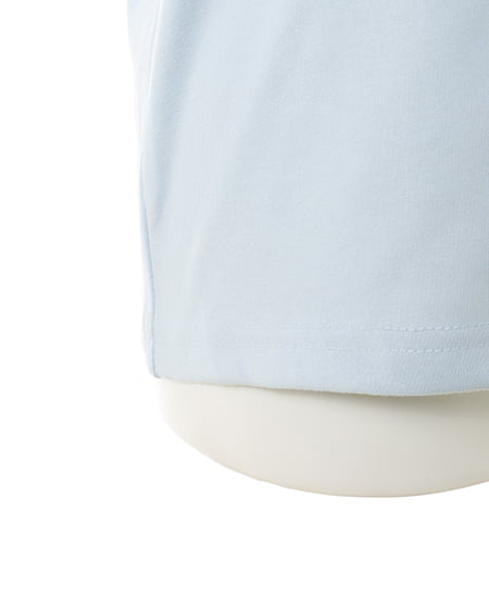 INGNI（イング） パールロゴちびTシャツ ﾗｲﾄﾌﾞﾙｰ