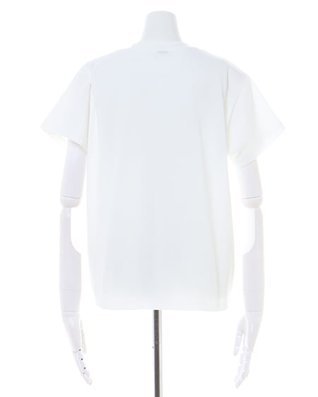 INGNI（イング） ふくれ刺しゅうロゴ／Tシャツ ｵﾌﾎﾜｲﾄ/ｸﾛ
