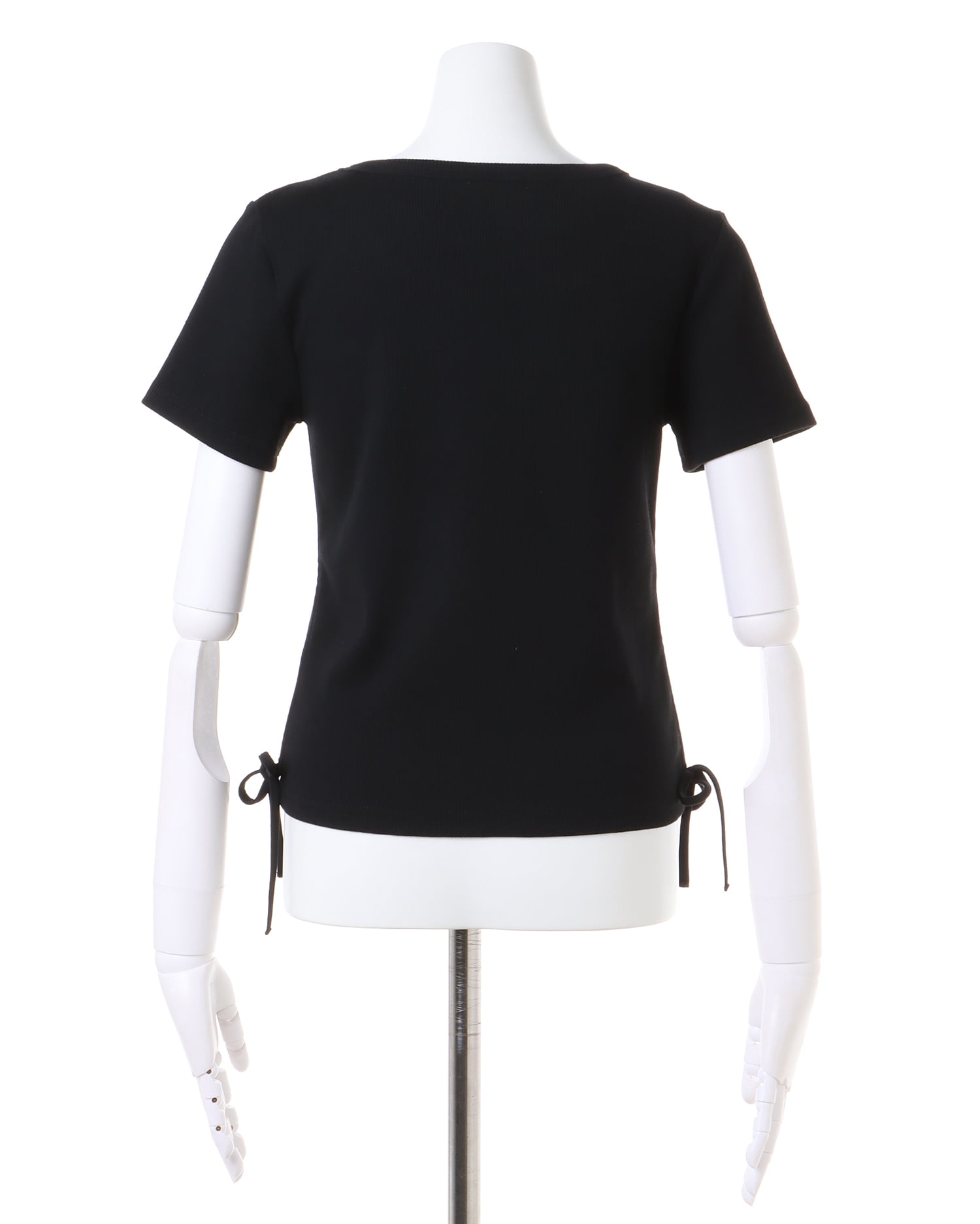胸刺しゅうロゴサイドギャザーリブTシャツ|INGNI(イング) 公式 胸刺しゅうロゴサイドギャザーリブTシャツ|INGNI(イング) 公式