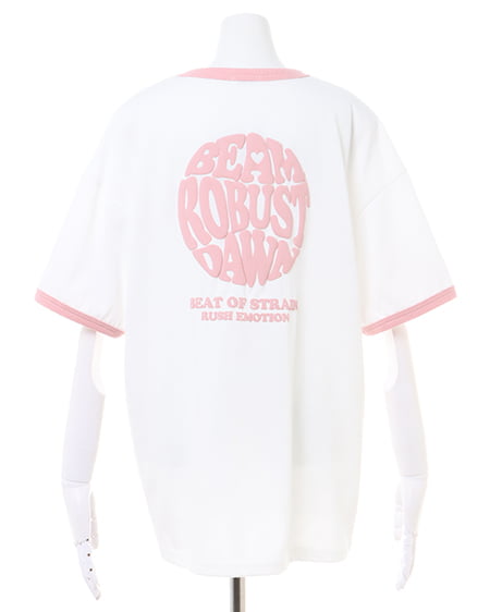 BACKサークルロゴリンガーチュニックTシャツ