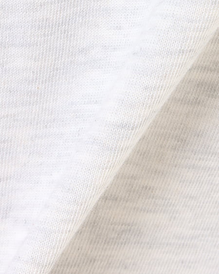 INGNI(イング) ハーフZIP襟配色胸ロゴショート丈Tシャツ オートミール