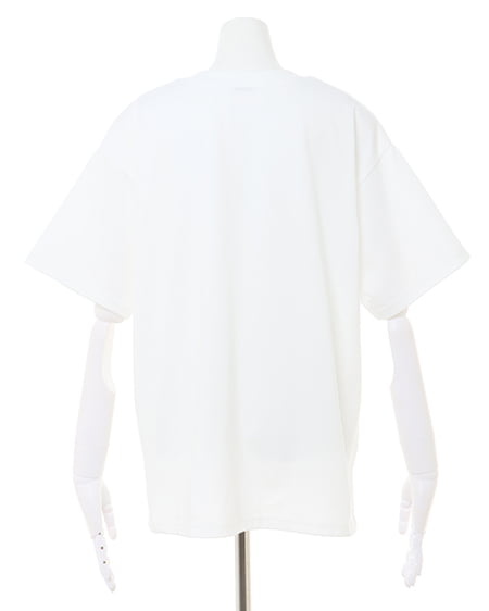 INGNI（イング） イーグルロゴTシャツ ｵﾌﾎﾜｲﾄ/ﾌﾞﾙｰ