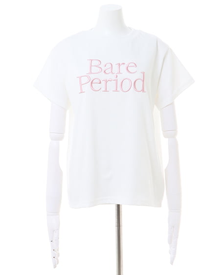 INGNI（イング） sweet刺しゅうロゴTシャツ ｵﾌﾎﾜｲﾄ/ﾋﾟﾝｸ