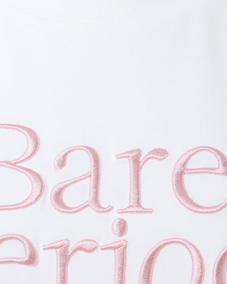 INGNI（イング） sweet刺しゅうロゴTシャツ ｵﾌﾎﾜｲﾄ/ﾋﾟﾝｸ