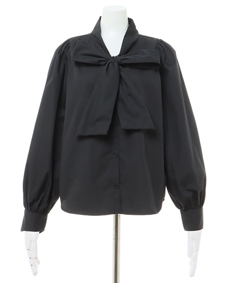 INGNI(イング) ボウタイ長袖/ブラウス クロ