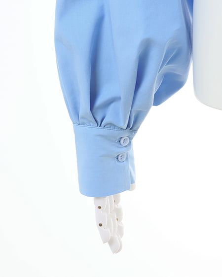 INGNI(イング) バリモアカラーショートシャツ サックス/ブルー