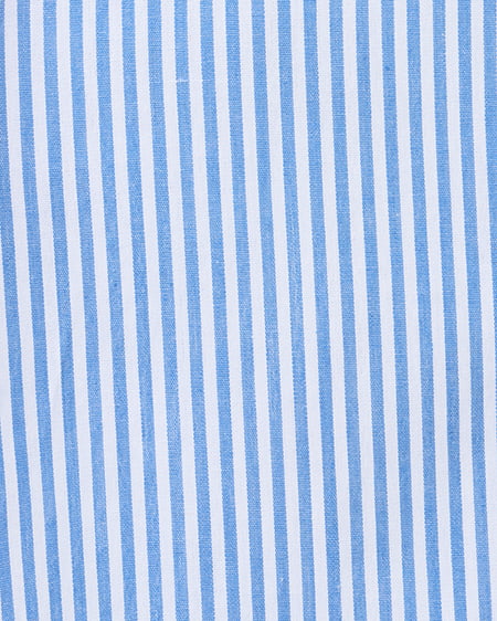 INGNI(イング) 袖ドロスト/シャツ オフブルー/ストライプ