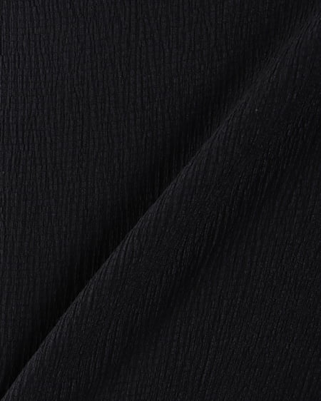 INGNI（イング） ドロストギャザー半袖ブラウス ｸﾛ