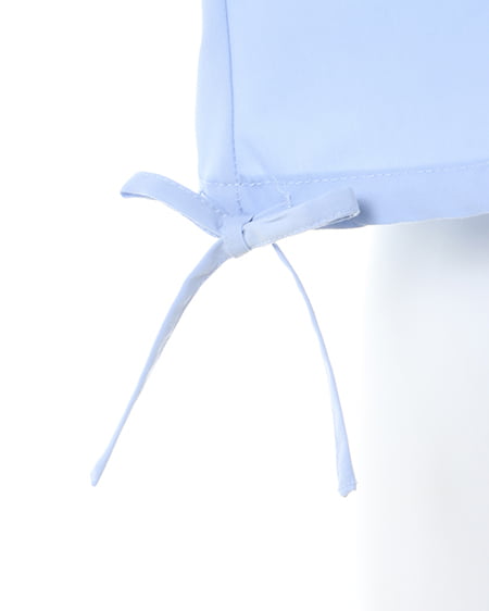 INGNI(イング) サイドドロストショート半袖シャツ サックス