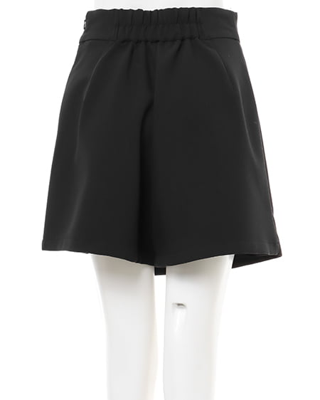 INGNI(イング) 飾りボタンラップ/スカパン クロ