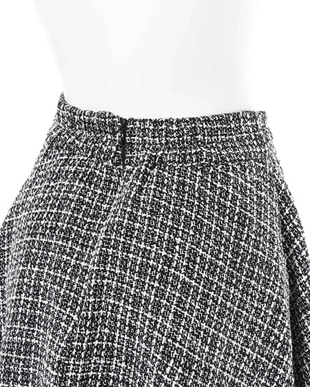 INGNI(イング) ビット付タックギャザーフレアスカート ツィード