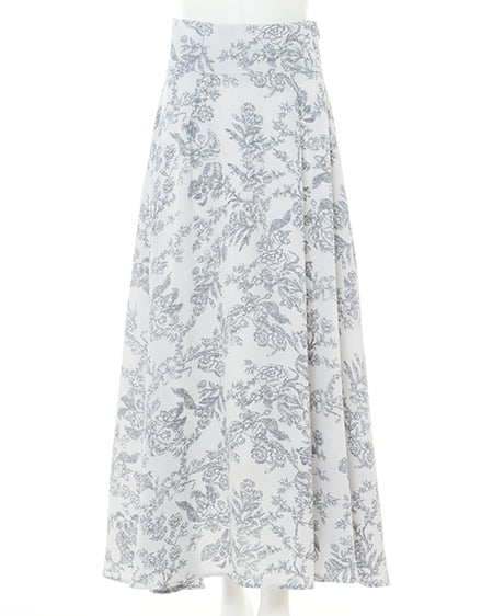 INGNI(イング) トワルドジュイ柄フレア/スカート コン