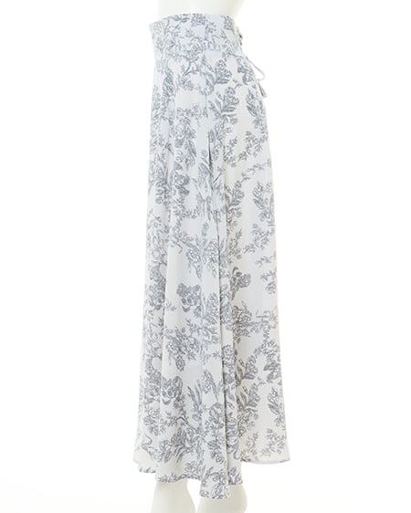 INGNI(イング) トワルドジュイ柄フレア/スカート コン