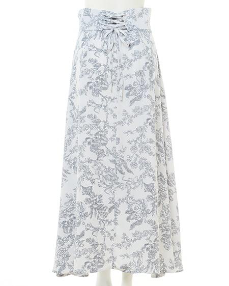 INGNI(イング) トワルドジュイ柄フレア/スカート コン