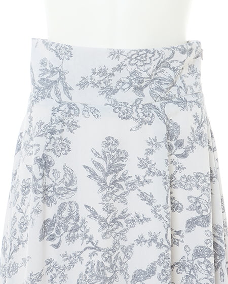 INGNI(イング) トワルドジュイ柄フレア/スカート コン