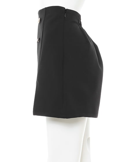 INGNI(イング) 裾スリットスカパン クロ