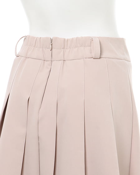 INGNI(イング) 共ベルト付プリーツスカパン(セットアップ対応) ライトベージュ