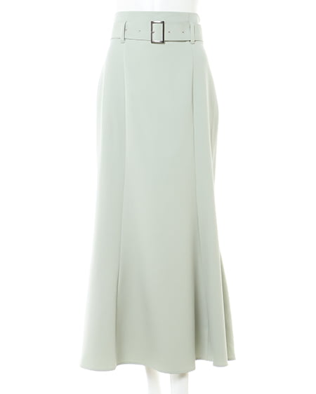 INGNI(イング) 共ベルト付マーメイド/スカート ミントグリーン