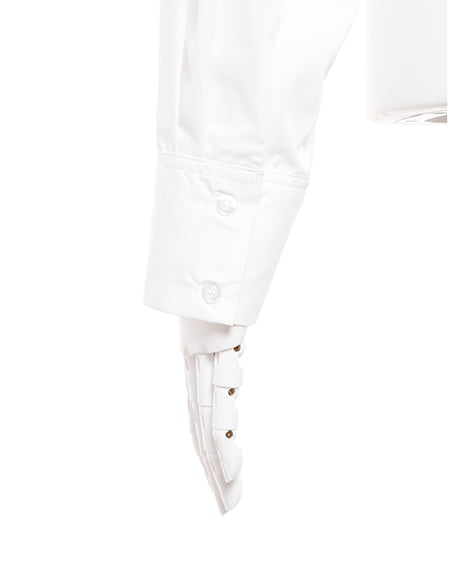 INGNI(イング) ショート丈ケーブルニットベスト+ショート丈シャツセット グレー