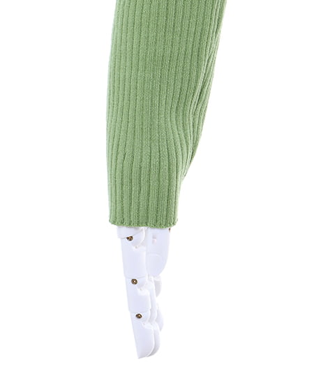 INGNI(イング) フロントチェーン付ボレロニット+キャミSET ライトグリーン