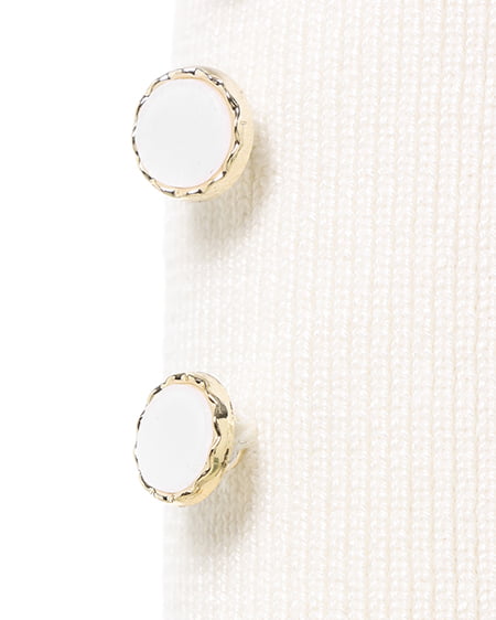 INGNI(イング) スクエアネックニット オフホワイト