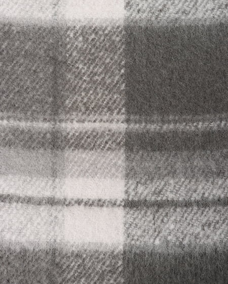 INGNI（イング） ボリュームチェックストール ｸﾞﾚｰ