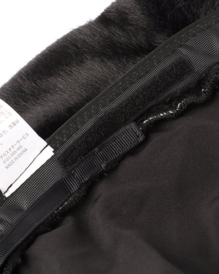 INGNI(イング) ふわふわエコファーバケットハット クロ