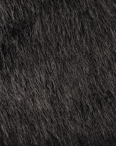 INGNI(イング) ふわふわエコファーバケットハット クロ