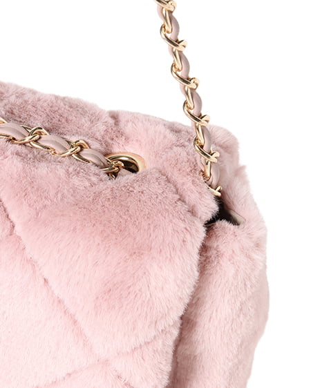 INGNI(イング) キルティングファーショルダー ピンク