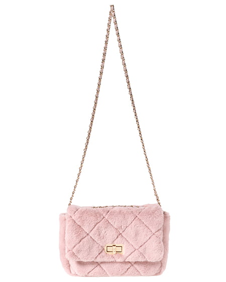 INGNI(イング) キルティングファーショルダー ピンク