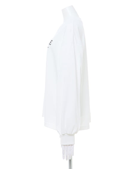 INGNI（イング） シンプルロゴロングTシャツ ｵﾌﾎﾜｲﾄ