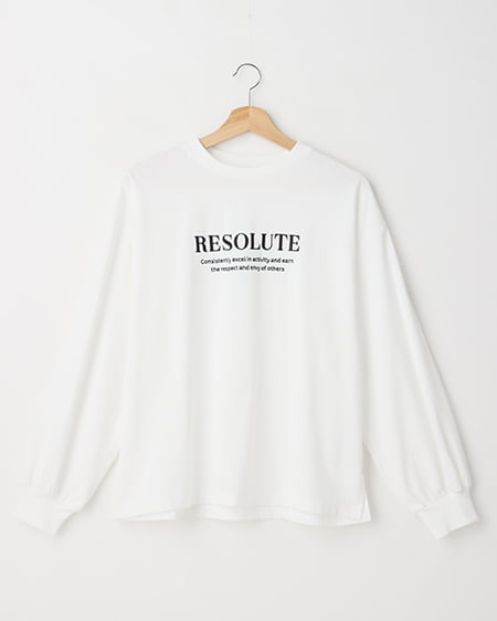 シンプルロゴロングTシャツ